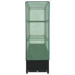 vidaXL Jardinière surélevée avec housse aspect rotin 160x40x138 cm
