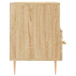 vidaXL Meuble TV Chêne sonoma 80x36x50 cm Bois d'ingénierie