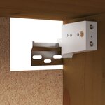vidaXL Armoires murales 2Pièces Marron miel 45x30x35cm Bois de pin massif