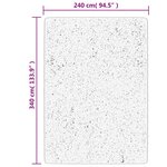 vidaXL Tapis OVIEDO à poils courts vert 240x340 cm