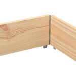 vidaXL Jardinière 150x100 cm bois de pin massif