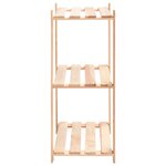 vidaXL Étagère de stockage 3 niveaux 60x38x90 cm Pin solide 150 kg