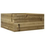 vidaXL Jardinière 50x50x23 cm bois de pin imprégné
