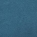 vidaXL Canapé à 2 places Bleu 140 cm Velours