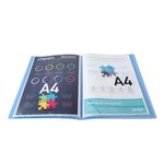 Protège-documents En Polypropylène Semi-rigide Kreacover® Chromaline 160 Vues - A4 - Couleurs Assorties - X 8 - Exacompta