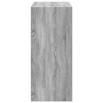 vidaXL Buffet sonoma gris 70x41x93 cm bois d'ingénierie