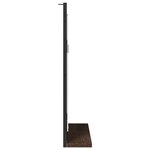 vidaXL Miroir de salle de bain et étagère chêne marron bois ingénierie