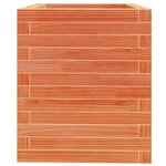vidaXL Jardinière cire marron 40x40x46 cm bois de pin massif