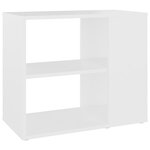 vidaXL Armoire latérale Blanc 60x30x50 cm Aggloméré