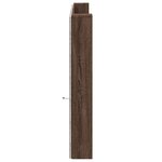 vidaXL Armoire tête de lit avec LED chêne marron 200x16 5x103 5 cm