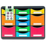 Moule De Classement Storebox Multi 11 Tiroirs Iderama - Arlequin - Exacompta