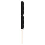 vidaXL Tête de lit LED Design Lignes Noires 100 cm Tissu
