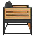 vidaXL Chaise de jardin avec coussins bois massif d'acacia