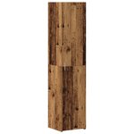 vidaXL Highboard en vieux bois 40x42.5x185 cm en bois reconstitué
