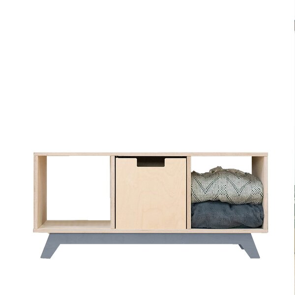 Meuble de rangement NABOSKY gris 1x3