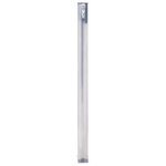 vidaXL Colonne à eau de jardin 40 cm acier inoxydable rond