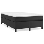 vidaXL Cadre de lit sans matelas noir 120x200 cm similicuir
