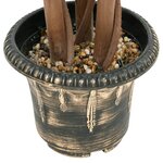 vidaXL Plante de buis artificiel avec pot Forme de boule Vert 119 cm