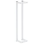 vidaXL Porte-serviette Blanc 12 5x12 5x60 cm Acier