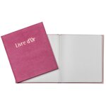 Livre D'or 140 Pages Tranche Or Skandi - Vieux Rose - Exacompta