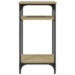 vidaXL Table d'appoint Chêne sonoma 40x30x75 cm Bois d'ingénierie