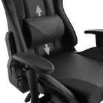 Fauteuil de bureau chaise siège sport gamer noir 08_0000368