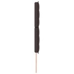 vidaXL Headboard LED Design Lignes Marron Foncé 180 cm Tissu