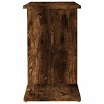 vidaXL Table d'appoint Chêne fumé 50x30x50 cm Bois d'ingénierie