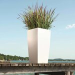 LECHUZA Jardinière Cubico Color 30 ALL-IN-ONE blanc 13130