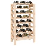 vidaXL Casier à vin 61 5x30x107 5 cm Bois de pin massif