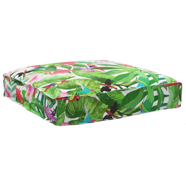 vidaXL Coussin de palette pour siège Jungle tropical 80x80x12 cm en tissu Oxford