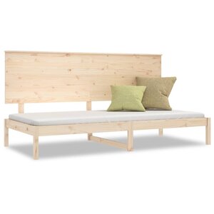 vidaXL Lit de jour sans matelas 80x200 cm bois de pin massif