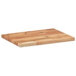 vidaXL Dessus de table rectangulaire 60x30x2 cm bois massif d'acacia