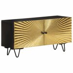 vidaXL Meuble TV 90x30x45 cm Bois de manguier massif
