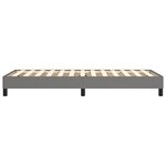 vidaXL Cadre de lit sans matelas gris foncé 100x200 cm tissu