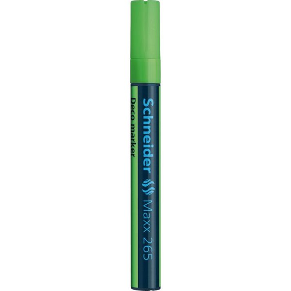 Marqueur à craie Maxx 265 Pointe Ogive 2-3 mm vert clair x 10 SCHNEIDER