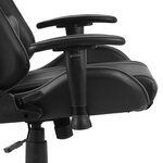 vidaXL Chaise de jeu pivotante Gris PVC