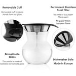 Cafetière BODUM   filtre permanent maille inox  0.5 l  4 tasses