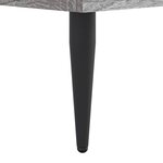 vidaXL Cadre de lit sonoma gris 100x200 cm bois d'ingénierie