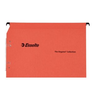 Boîte de 25 dossiers suspendus pour armoire kraft Fond 30 mm Orange L'OBLIQUE AZ