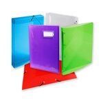 Boite De Classement Exabox Dos 60mm Polypropylène Crystal - A4 - Cristal - X 8 - Exacompta