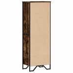 vidaXL Bibliothèque chêne fumé 50x31x137 5 cm bois d'ingénierie