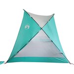 vidaXL Tente de plage vert d'eau 274x178x170/148 cm 185T polyester