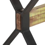 vidaXL Table à manger 140x70x76 cm Bois de récupération massif