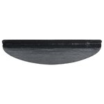 vidaXL Tapis d'escalier autocollants 15 Pièces 56x17x3 cm Noir