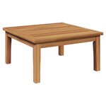 vidaXL Table de Jardin 60x60x30 cm Bois Massif Teck