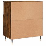 vidaXL Buffets 2 Pièces chêne fumé bois d'ingénierie