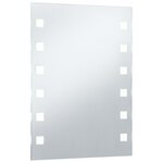 vidaXL Miroir mural à LED pour salle de bains 60x80 cm