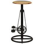 vidaXL Tabourets de bar lot de 2 bois massif de récupération