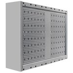 vidaXL Armoire à outils murale Style Industriel Métal Gris et noir
